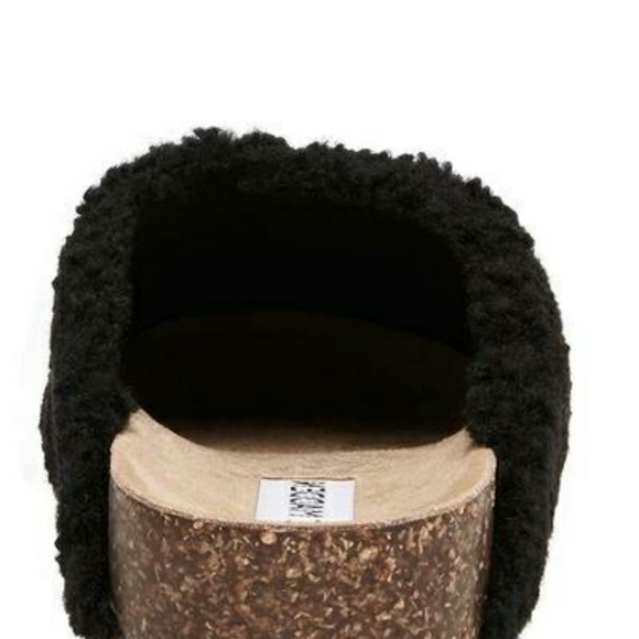🆕Steve Madden | Vesa Sherpa Slide Black size 6 - Picture 3 of 4
